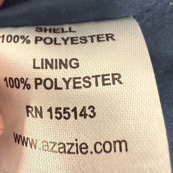 NWT Azazie Atelier Maxi Slip Dress 16 Lorelei Navy Multi Floral Special Occasion - Picture 15 of 16